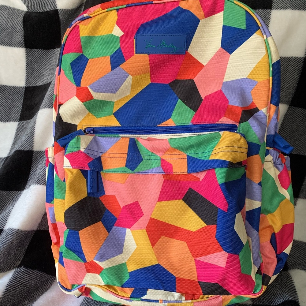 Vera Bradley Lighten Up Just Right Pop Art Backpac